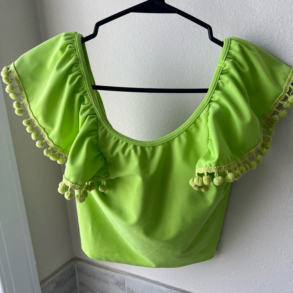 Kortni Jeane Pom Pom swim top